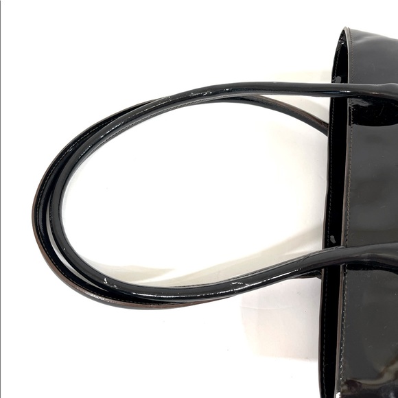 FURLA Black Patent Leather Shoulder Handbag - Picture 5 of 8